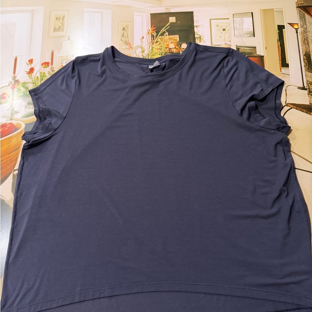 Athleta Dark Blue Top. Very loved.